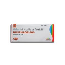 Biciphage SR 500 mg  with Bitcoins