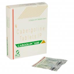Cabgolin 0.25 mg with Bitcoins