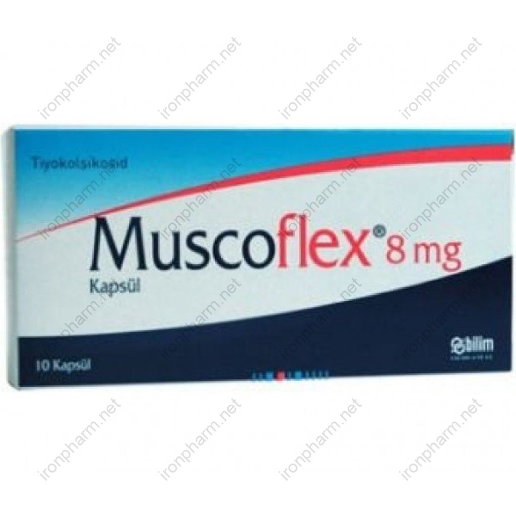 Muscoflex 8 mg - Thiocolchicoside - Bilim Pharmaceutic, Turkey Muscoflex 8 mg - Thiocolchicoside - Bilim Pharmaceutic, Turkey