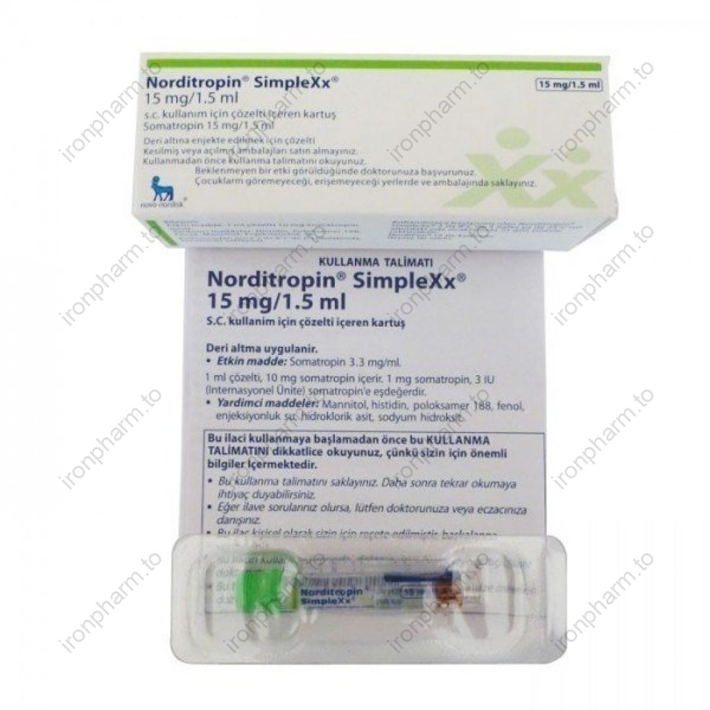 NORDITROPIN 45 IU - Somatropin - Simplex Novonordisk, Turkey NORDITROPIN 45 IU - Somatropin - Simplex Novonordisk, Turkey