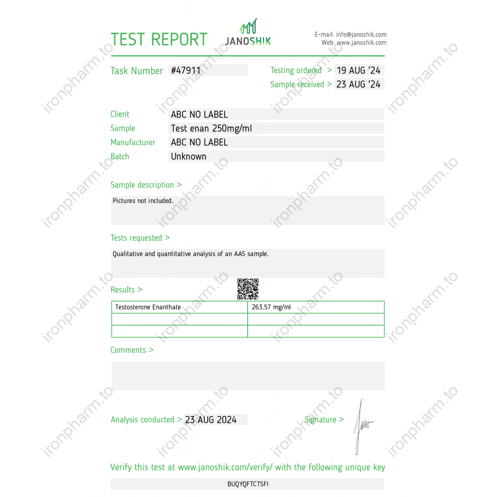 Testosterone Enanthate 250 Testosterone Enanthate 250