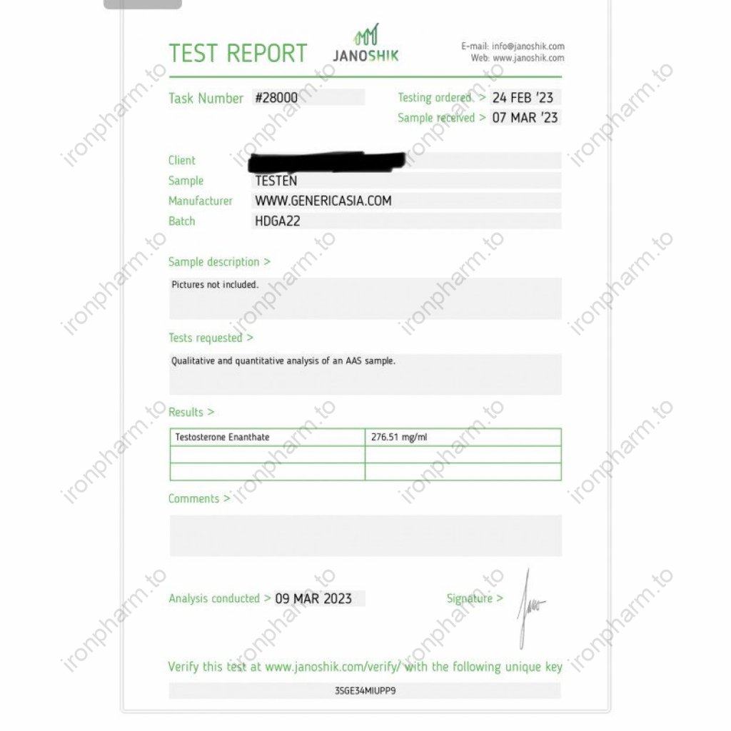 Testosterone Enanthate Testosterone Enanthate
