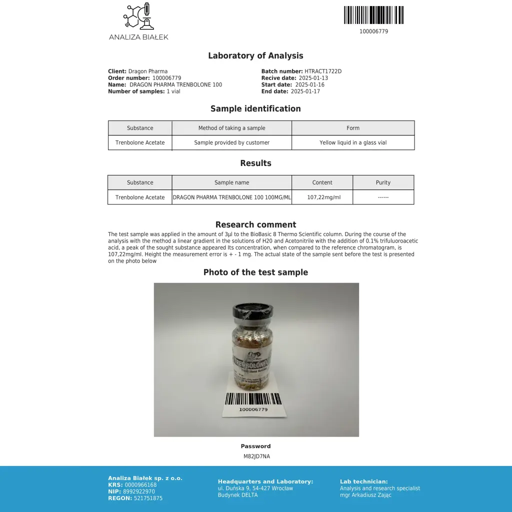 Trenbolone Acetate 100 Trenbolone Acetate 100