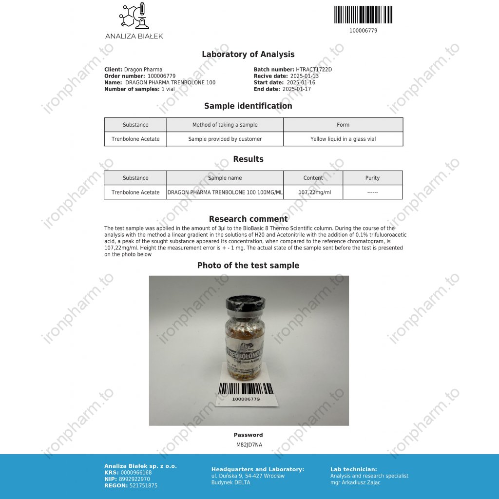Trenbolone Acetate 100 Trenbolone Acetate 100