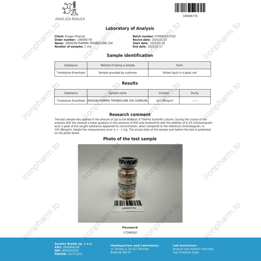 Trenbolone Enanthate 200 Trenbolone Enanthate 200